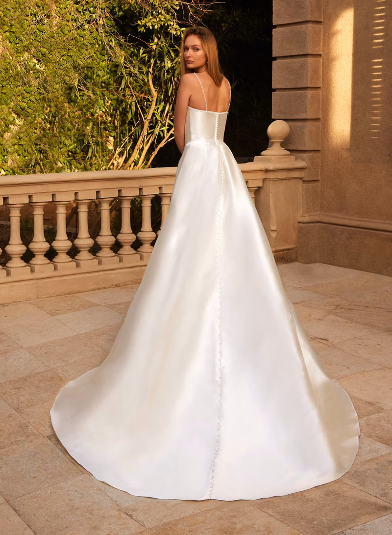 Abito da sposa 316625 di Celli Spose, collezione 2027, vista posteriore