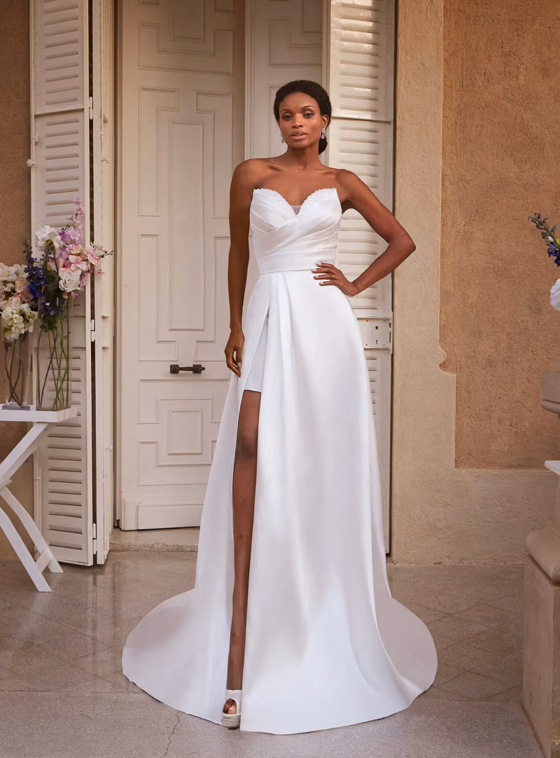 Abito da sposa 316637 di Celli Spose, collezione 2027, vista frontale