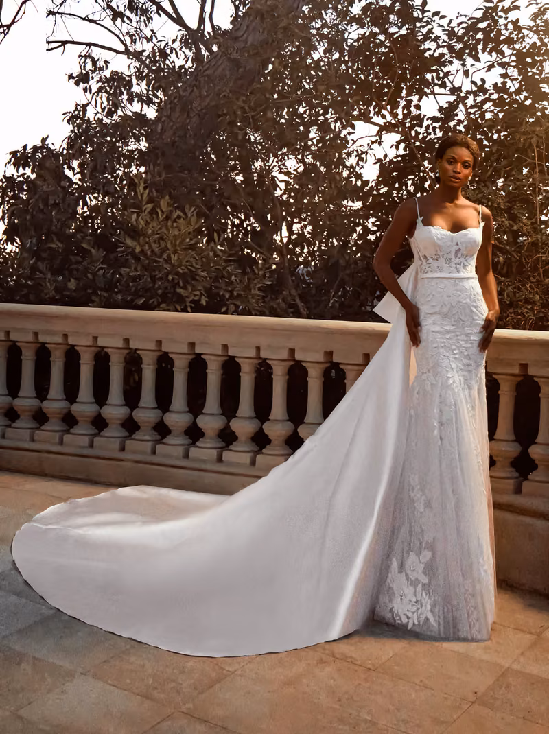 Abito da sposa 316643 di Celli Spose, collezione 2027, vista frontale