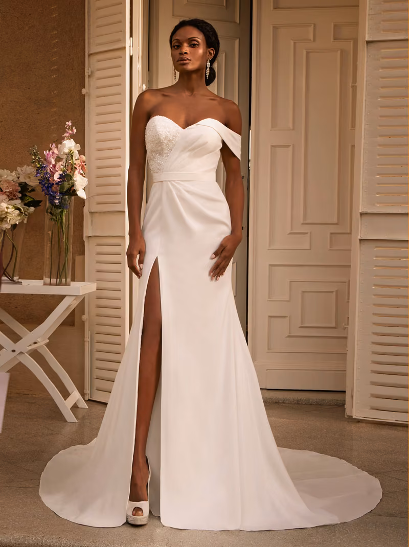 Abito da sposa 316676 di Celli Spose, collezione 2027, vista frontale