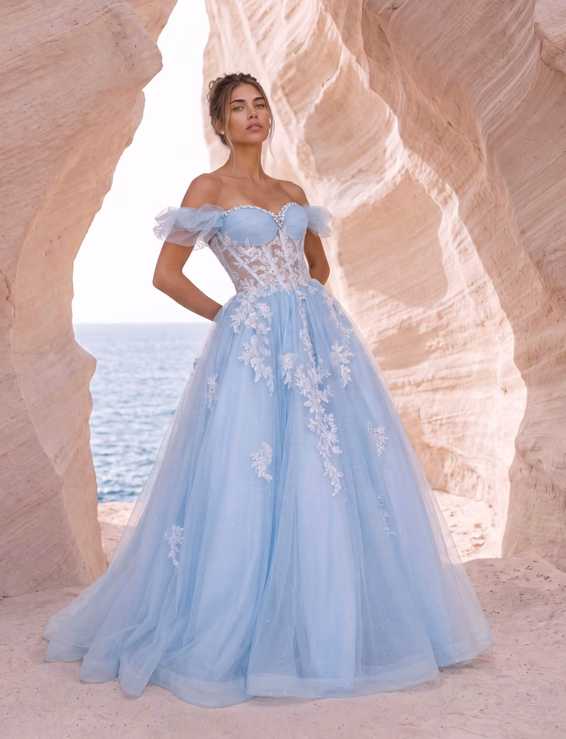 Abito da cerimonia Vivien Luxury 87P MOD. 130, foto 1, collezione 2027