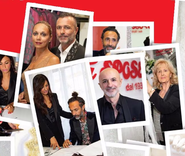 Il collage fotografico originale di Celli Spose dedicato ai nostri valori