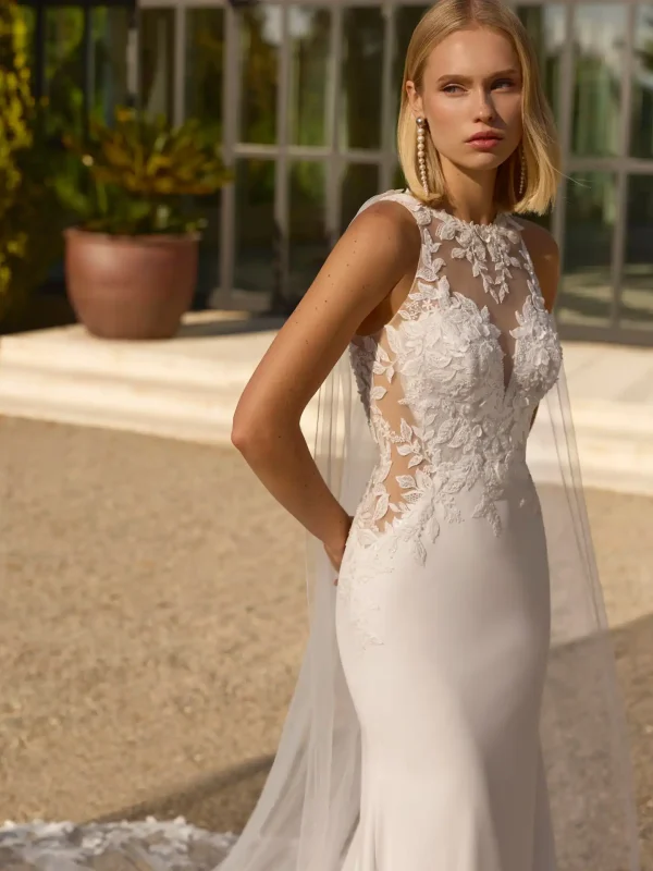 Abito da sposa FEDRA di Luna Novias by Rosa Clarà, collezione 2027