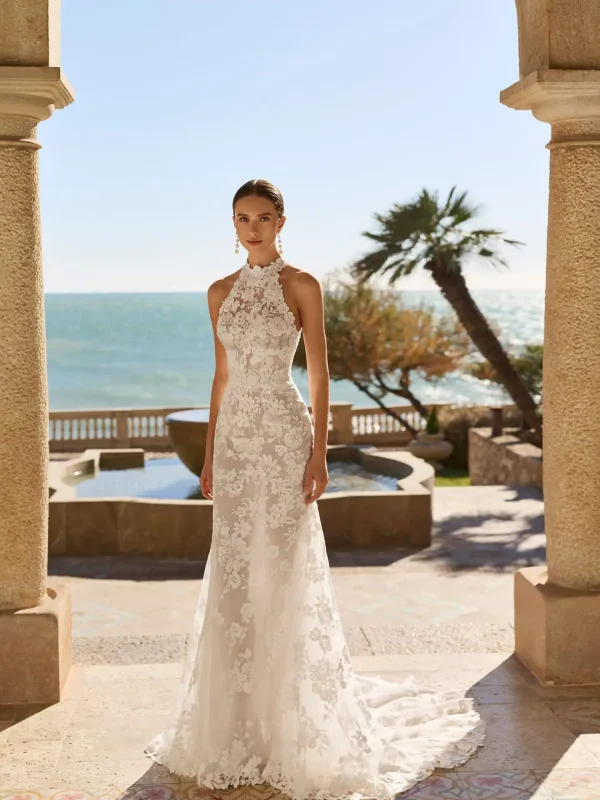Abito da sposa FEODORA di Luna Novias by Rosa Clarà, collezione 2027